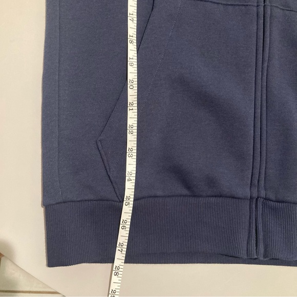 Adidas Dark Blue Hoodie with White Accents - Picture 7 of 7